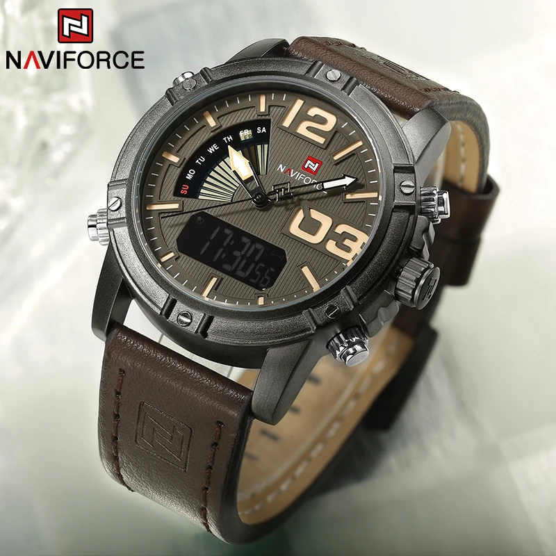 Luxury Watch Maker - NAVIFORCE Top marque hommes montre multifonction