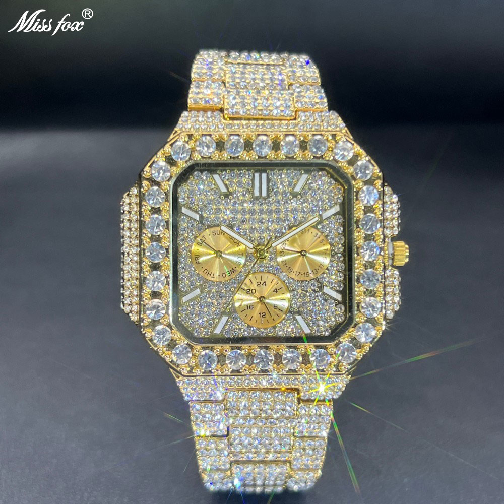 Luxury Watch Iceberg - MISSFOX montre de luxe en diamant