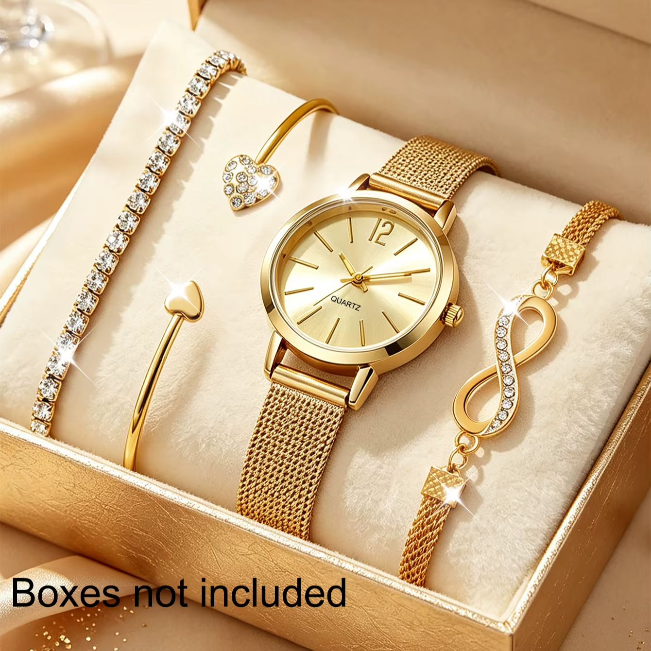 Ensemble de 4 montres rondes c - Luxury Watch Gift For Her avis et prix